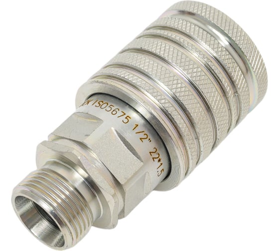 Изображение товара БРС TITAN LOCK 1/2 in серия M ISO 5675 розетка с метрической наружной резьбой, оцинкованная сталь TL4M-SM/22X1.5