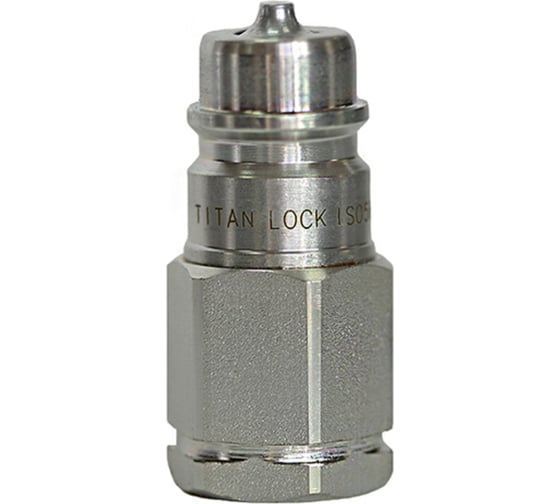 Изображение товара БРС TITAN LOCK 1/2 in серия M ISO 5675 ниппель с метрической внутренней резьбой, оцинкованная сталь TL4M-PF/18X1.5