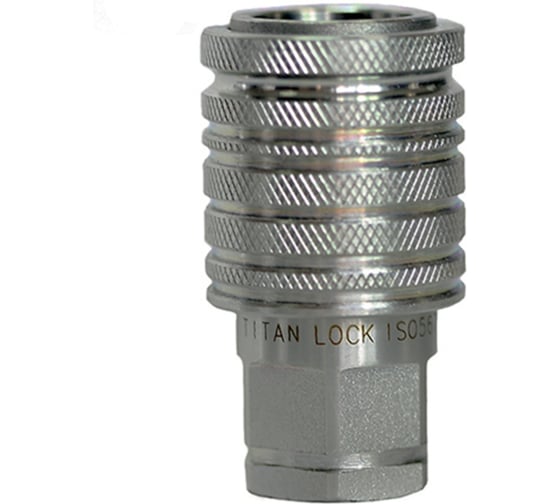 Изображение товара БРС TITAN LOCK 1/2 in серия M ISO 5675 розетка с метрической внутренней резьбой, оцинкованная сталь TL4M-SF/18X1.5