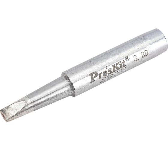 Изображение товара Жало клиновидное 3.2 мм для паяльных станций Pro'sKit 5SI-216N-3.2D 00302187