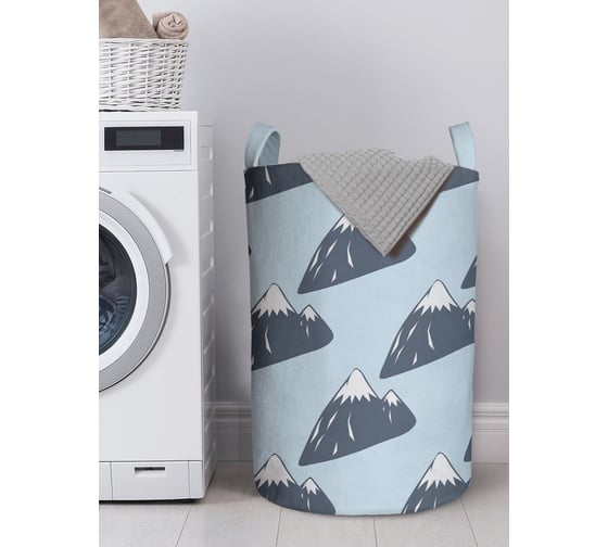 Изображение товара Корзина для белья в ванную JoyArty органайзер для хранения вещей Горные вершины 60x40 см gaba_183787_L