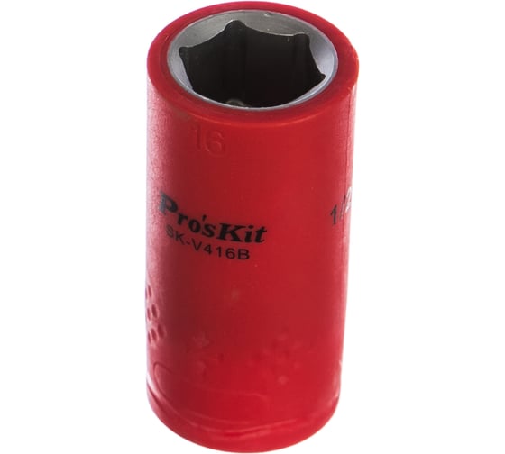 Изображение товара Головка торцевая шестигранная изолированная (16 мм; 1/2; 1000В) Pro'sKit SK-V416B 00321627
