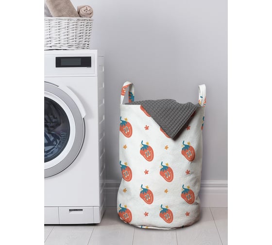 Изображение товара Корзина для белья в ванную JoyArty органайзер для хранения вещей Веселая клубничка 50x35 см gaba_423876_M