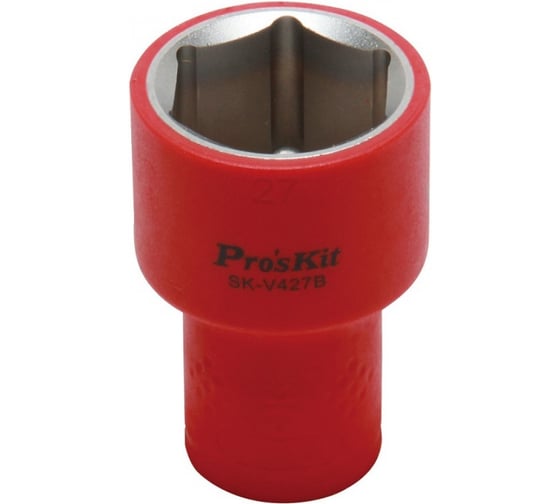 Изображение товара Головка торцевая шестигранная изолированная (27 мм; 1/2; 1000В) ProsKit SK-V427B 00321633