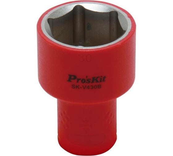 Изображение товара Головка торцевая шестигранная изолированная (30 мм; 1/2; 1000В) ProsKit SK-V430B 00321634