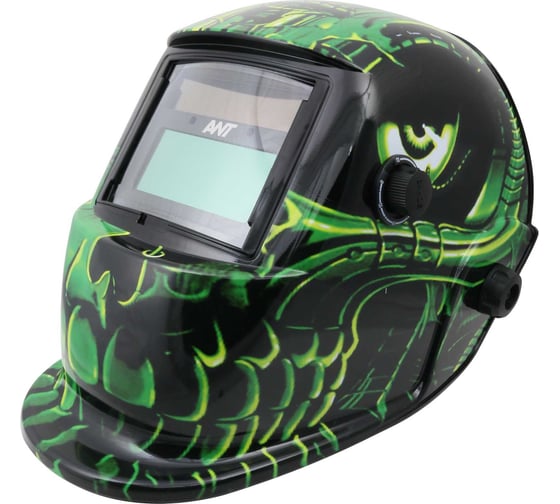 Изображение товара Маска сварщика PERSEY зеленый череп (в сборе) AWT 792923