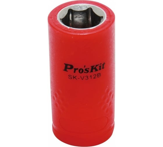 Изображение товара Головка торцевая шестигранная изолированная (12 мм; 3/8; 1000В) ProsKit SK-V312B 00321612