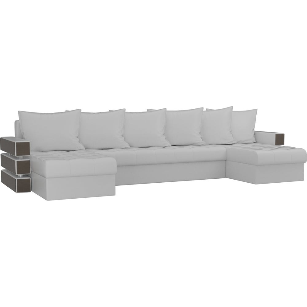 модульный диван лига диванов холидей экокожа белый п образный П-образный диван Лига диванов