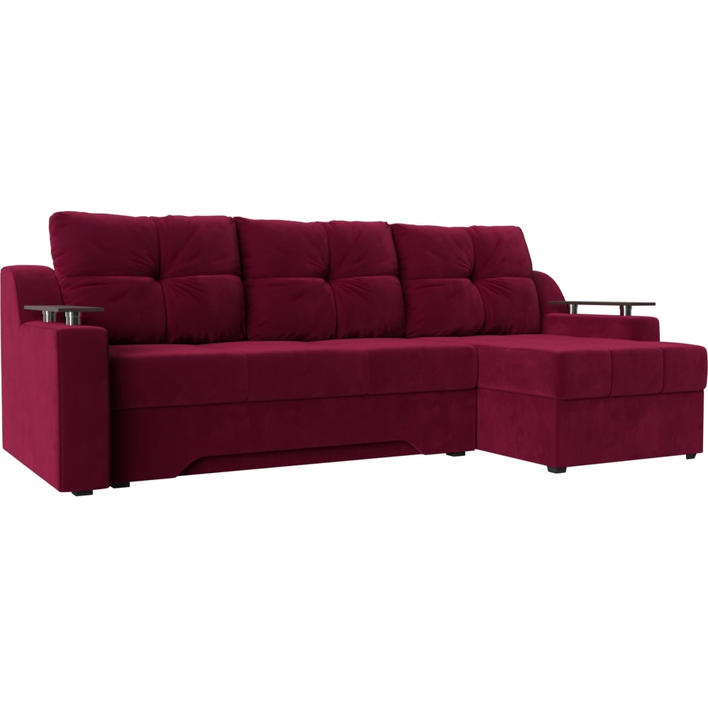 Угловой диван Лига диванов кресло лига диванов неаполь микровельвет бордовый 111961