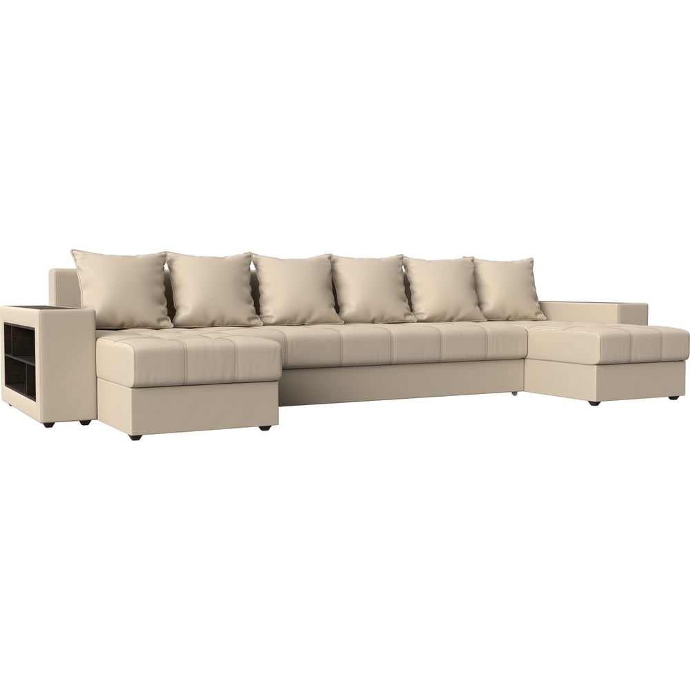 П-образный диван Лига диванов диван п образный артмебель венеция экокожа белый