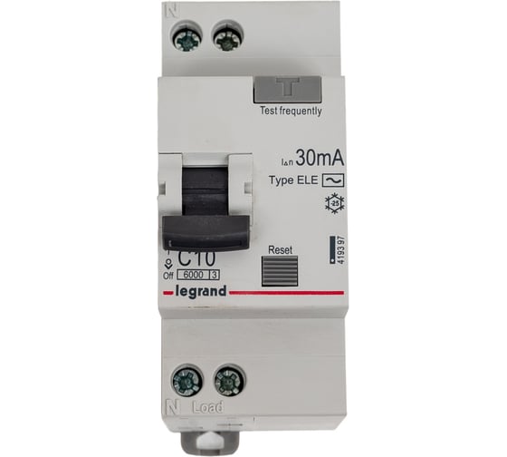 Изображение товара RX3 АВДТ Legrand 30мА 10А 1П+Н AC 419397