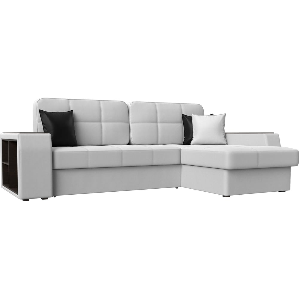 Изображение товара Угловой диван Лига диванов Брюссель правый экокожа белая