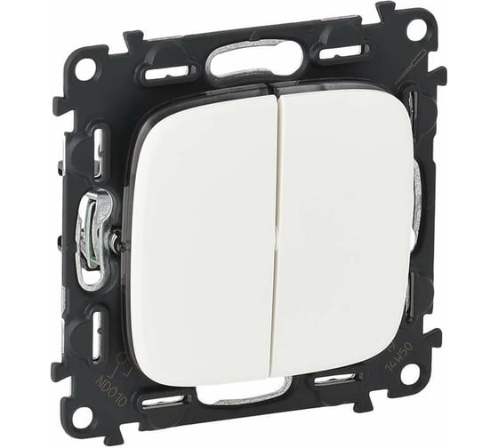 Изображение товара Механизм выключателя Legrand 2-кл. СП Valena Allure 10А IP20 250В Leg 752705 1180936