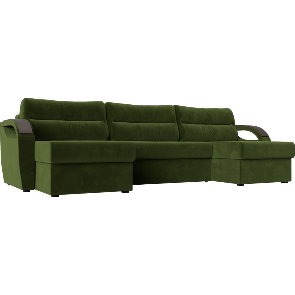 П-образный диван Лига диванов кресло лига диванов бергамо велюр зеленый 111982