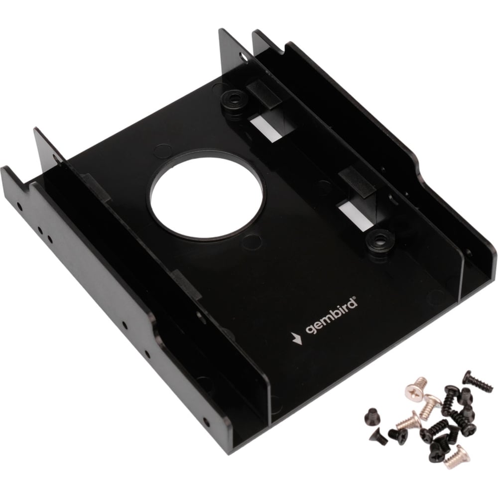 Изображение товара Салазки для hdd/ssd 2.5 в отсек 3.5 Gembird пластик, MF-22535 Изображение товара Салазки для hdd/ssd 2.5 в отсек 3.5 Gembird пластик, MF-22535