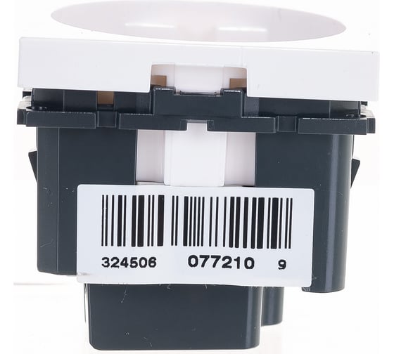 Изображение товара Розетка Legrand 2К+3 с винтовыми зажимами Программа Mosaic немецкий стандарт без шторок 2 модуля 077210