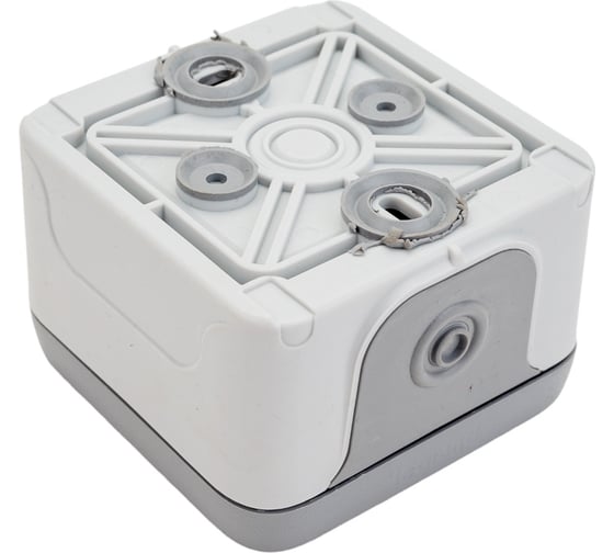 Изображение товара Коробка Legrand для накладного монтажа с мембранными сальниками Программа Plexo серый 1 пост 069651