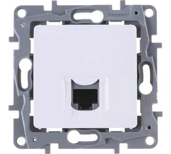 Изображение товара Розетка Legrand компьютерная RJ45 категория 5e UTP Legrand Etika белый 672241
