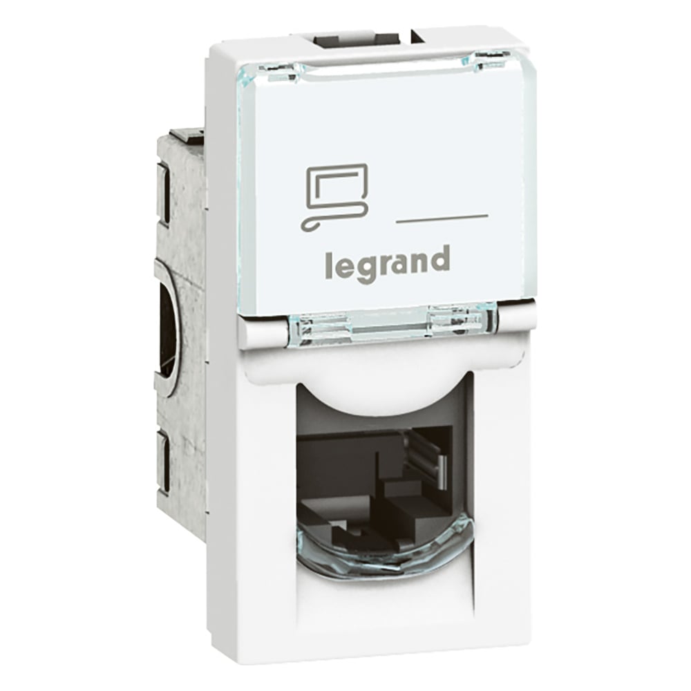 фото Компьютерная одинарная розетка legrand