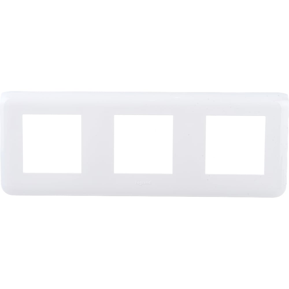 Изображение товара Рамка Legrand Mosaic 3x2 белая для кабель-каналов IP20