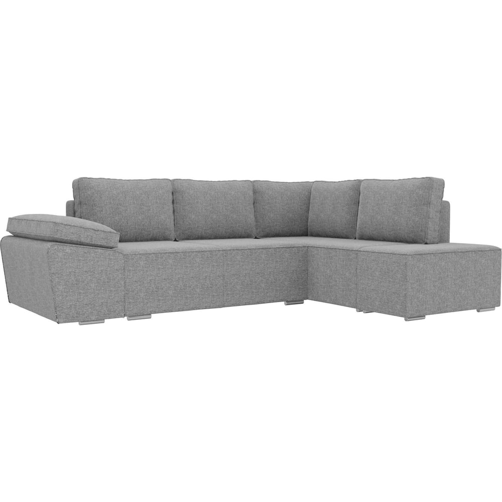 Угловой диван Лига диванов прямой диван приам механизм еврокнижка рогожка серый