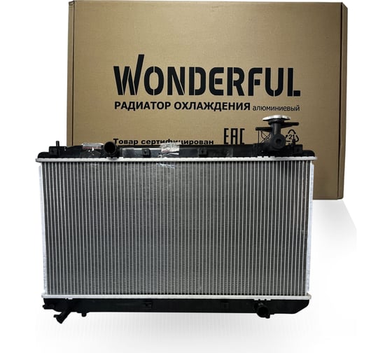 Изображение товара Радиатор охлаждения для а/м Chery Tiggo (T11) (05-) 1.6i/1.8i/2.0i MT T11-1301110BA ТМ WONDERFUL 906218