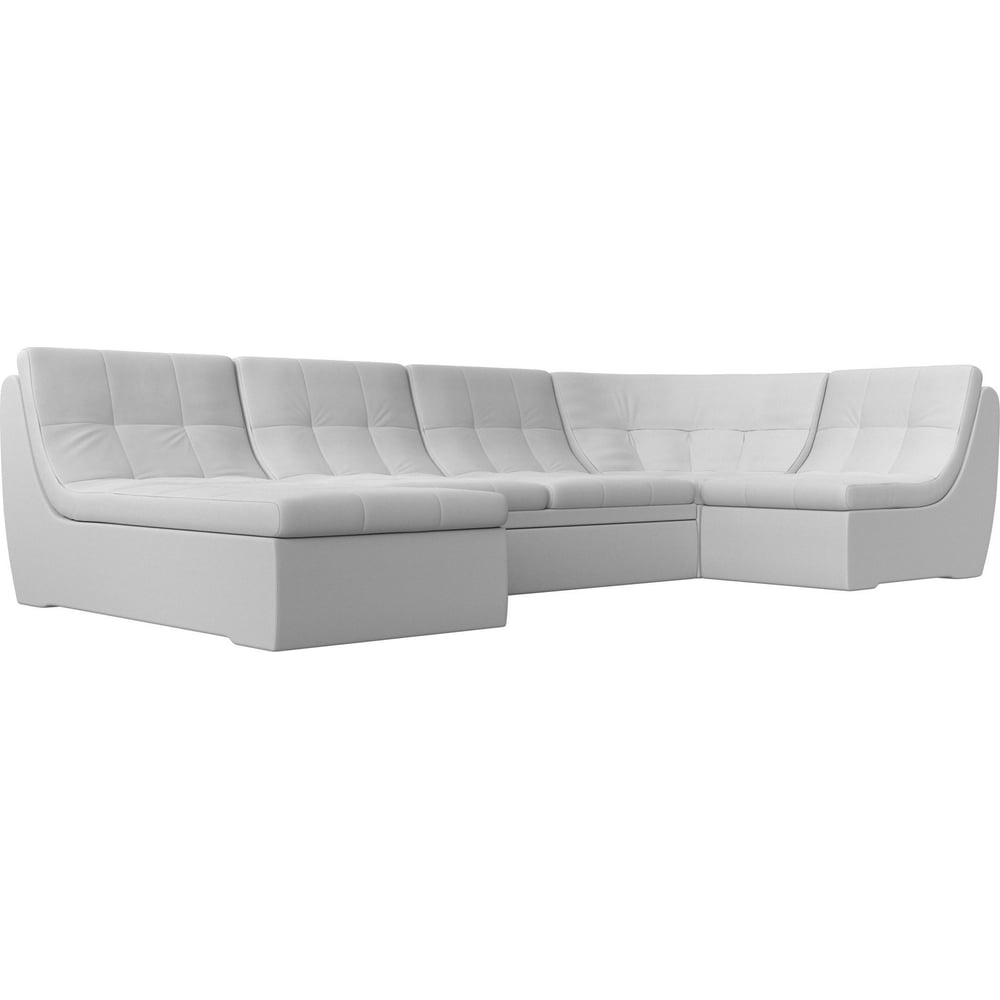 П-образный модульный диван Лига диванов п образный модульный диван лига диванов холидей люкс микровельвет сиреневый