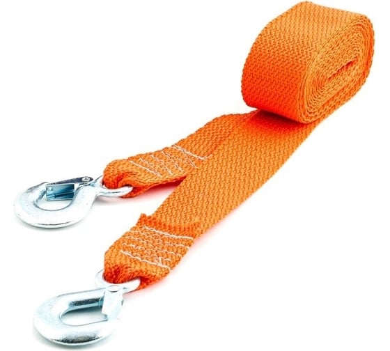 Изображение товара Буксировочный трос ST лента 5 т, 4.5 м, 2 крюка 205090a