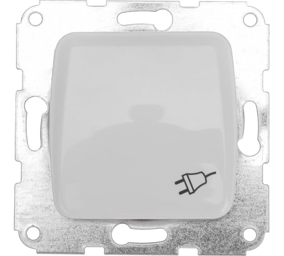 Изображение товара 1-местная розетка KRANZ с/з с крышкой с/у 16а мех. бел KR-78-0213