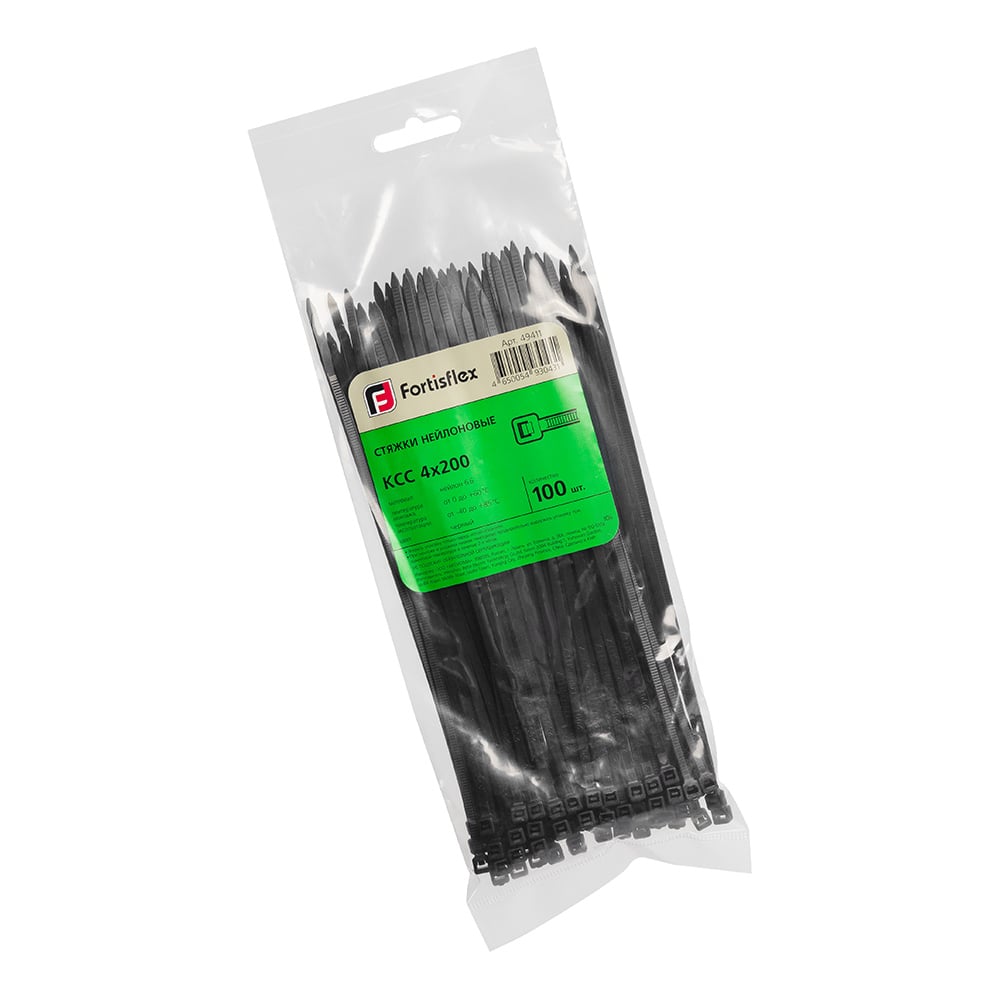 Нейлоновые стяжки FORTISFLEX КСС 49411