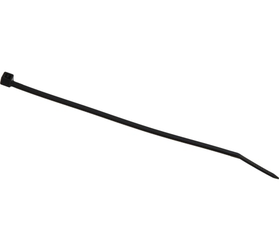 Изображение товара Нейлоновые стяжки FORTISFLEX КСС 3х120 мм черный 100 штук 49407