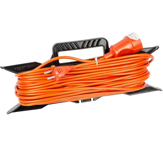 Изображение товара Силовой удлинитель на рамке Uniel yx10-101 /uck-1n/2x1,00/30m/f orange UL-00010801