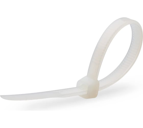 Изображение товара Стяжки FORTISFLEX нейлоновые КСС 5х200 белый уп.100шт 49401