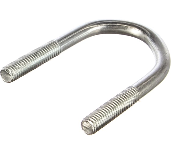 Изображение товара U-образный хомут FORTISFLEX болт оцин. 1'' М8 70*30 мм 63122