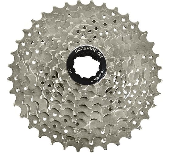 Изображение товара Кассета SUNSHINE CS-HR9-42,9 пер., 11-42Т, серебристый/черный HQ-0014393