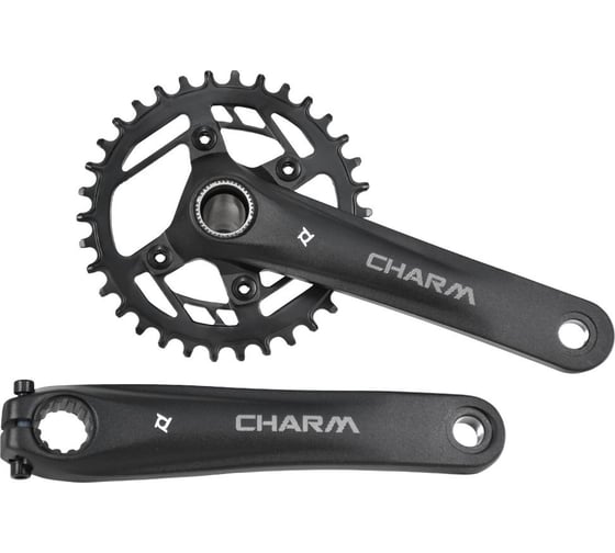 Изображение товара Система PROWHEEL CHARM-FD04S-TTB-34T 175 mm, AL-6061-T6, C\LINE:53mm, BCD:76mm, BB SETS:PW-MBB68+/PW-BB92 PROWHEEL HQ-0014002