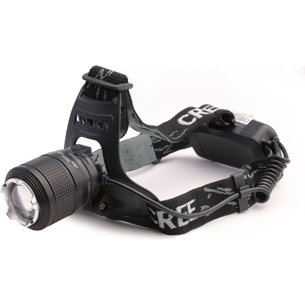 Изображение товара Налобный фонарь LED5339 с аккумуляторами и функцией Zoom