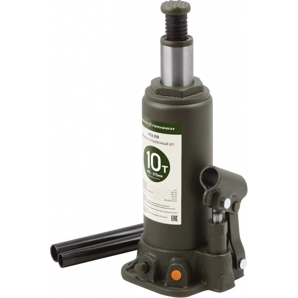 Изображение товара Гидравлический бутылочный домкрат Дело Техники 10 тонн, 195—375 мм 903210