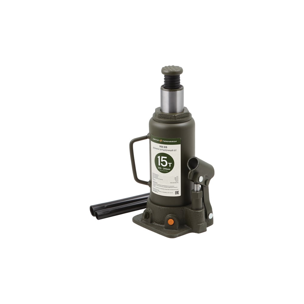 Изображение товара Гидравлический бутылочный домкрат на 15 тонн профессиональный, гидравлический привод