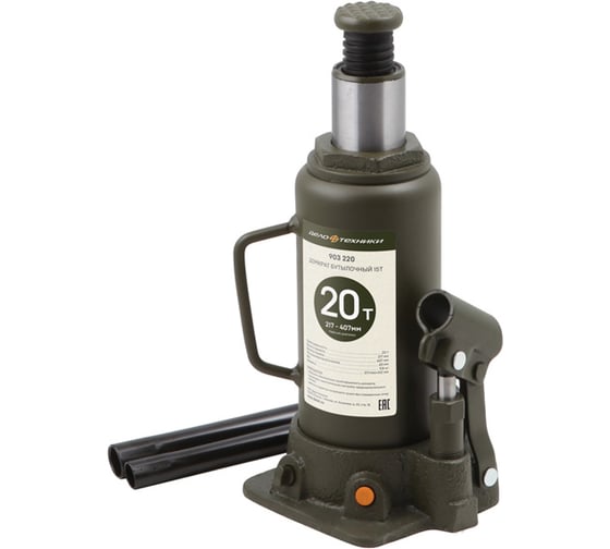 Изображение товара Гидравлический бутылочный домкрат Дело Техники 20 тонн, 217-407мм 903220