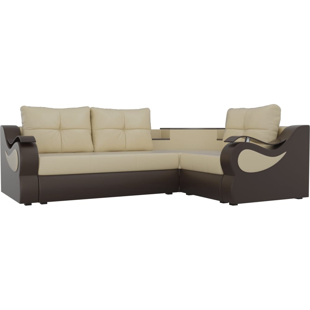 Угловой диван Лига диванов кресло лига диванов неаполь экокожа коричневый 111974