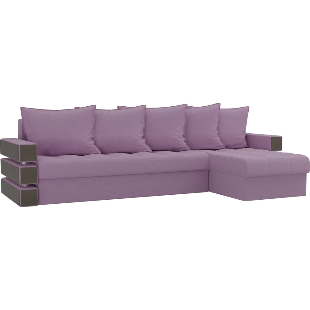 Угловой диван Лига диванов диван еврокнижка артмебель сенатор микровельвет фиолетовый