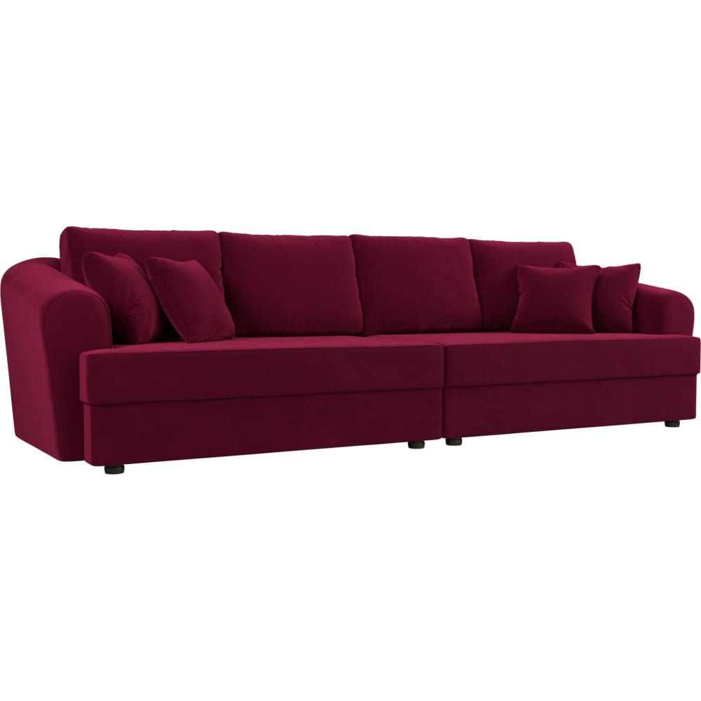 Прямой диван Лига диванов диван прямой лига диванов ника микровельвет фиолетовый