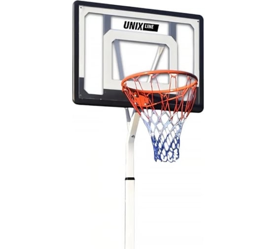 Изображение товара Баскетбольная стойка UNIXline B-Stand 32"x23" R45 H210-260cm BSTAS260WB