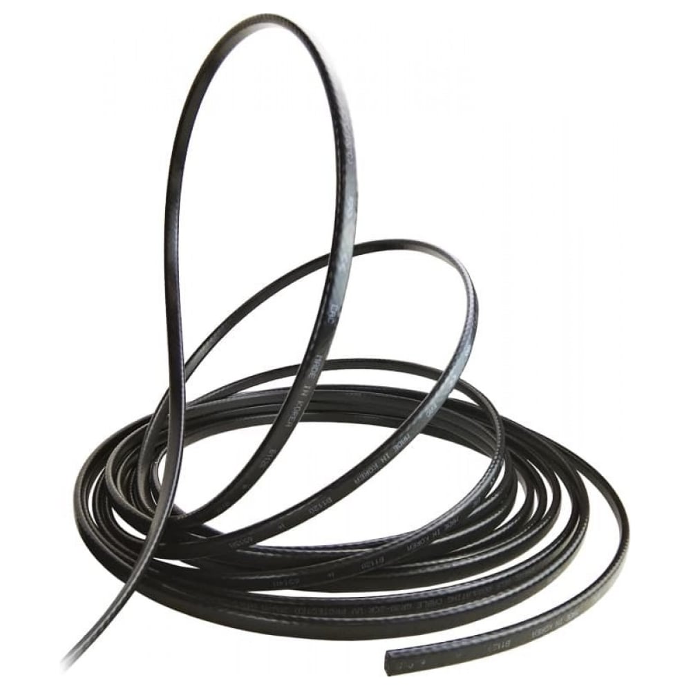 Греющий кабель для кровли и водостока EASTEC GR 30-2 CR саморегулирующийся экранированный 30 Вт/м с УФ-защитой 20 м EASTEC GR 30-2 CR-20м