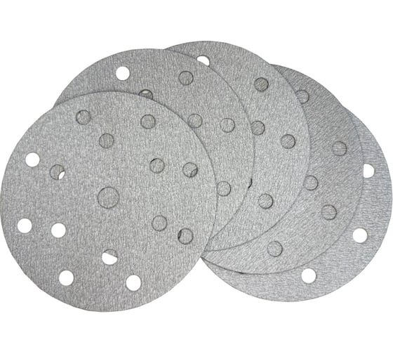 Изображение товара Диск шлифовальный White на бумажной основе 15 отверстий, 150 мм, Р400 Abraforce 165504