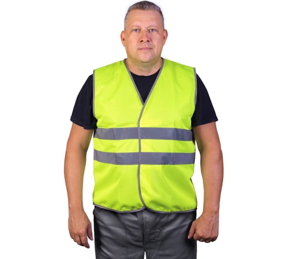 Изображение товара Жилет со светоотражающими элементам БЕРТА 1Э, лимонный, размер 60-62 916л-60-62