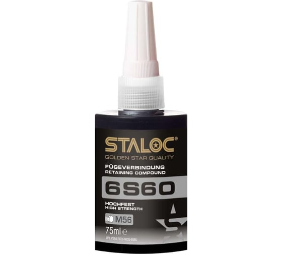 Изображение товара Фиксатор цилиндрических соединений высокой прочности STALOC 6s60, 75 мл 6S6075