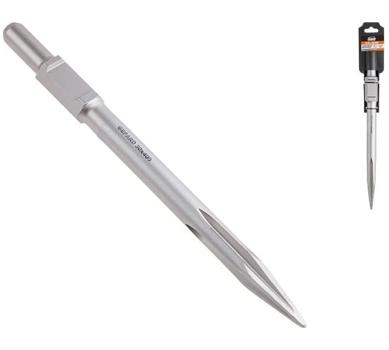 Изображение товара Зубило пиковое шестигранник 30 мм, 400 мм Gepard GP0710-400