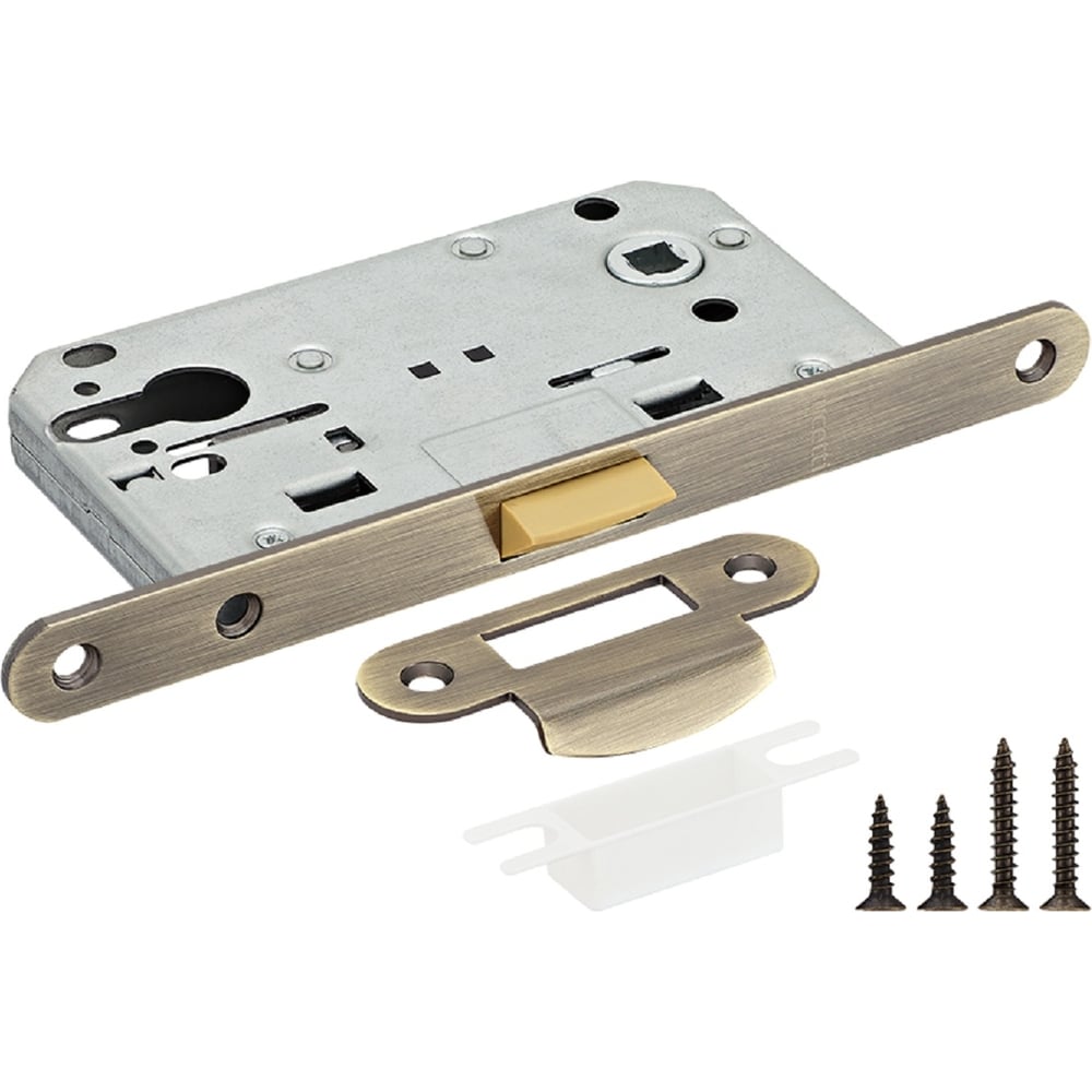 Изображение товара Защелка Rucetti RP1885 AB бесшумная межкомнатная бронзовая